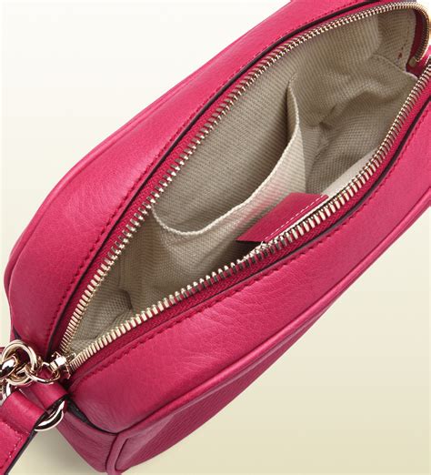 gucci soho disco bag shocking pink|authenticate Gucci soho disco bag.